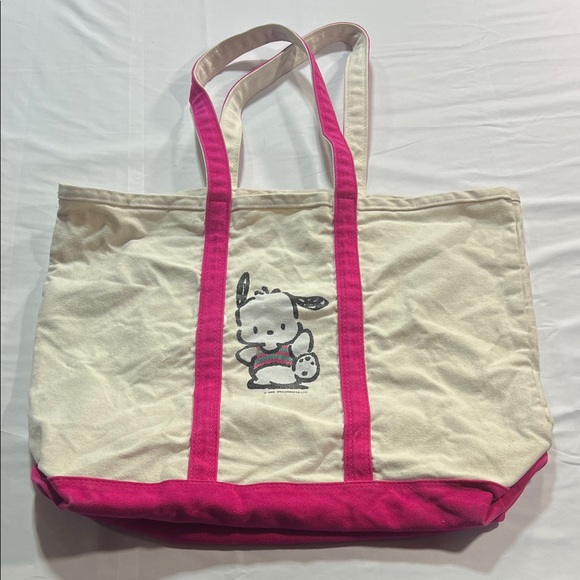 Sanrio Handbags - Vintage Sanrio Pochacco canvas tote bag